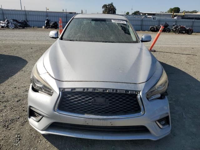 JN1EV7AR2JM436259 - 2018 INFINITI Q50 LUXE SILVER photo 5