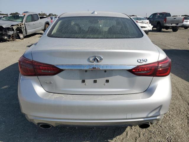 JN1EV7AR2JM436259 - 2018 INFINITI Q50 LUXE SILVER photo 6