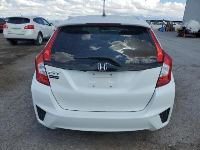 3HGGK5H54FM767590 - 2015 HONDA FIT LX WHITE photo 6