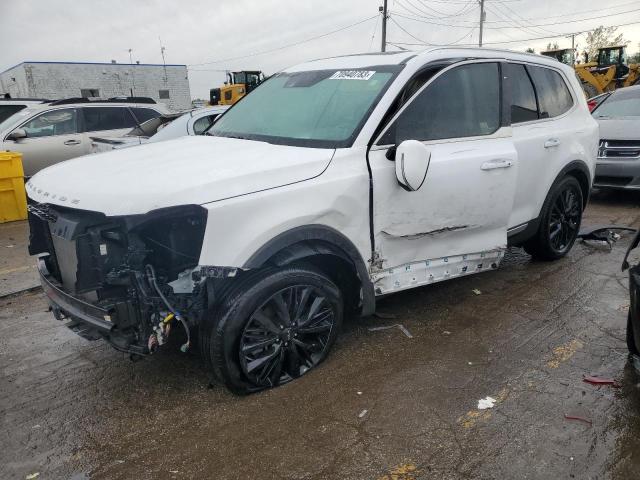 5XYP5DHC3NG231112 - 2022 KIA TELLURIDE SX WHITE photo 1