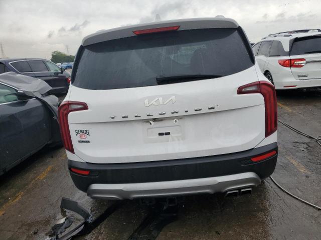 5XYP5DHC3NG231112 - 2022 KIA TELLURIDE SX WHITE photo 6