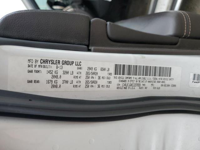 1C4RJFJG0EC237659 - 2014 JEEP GRAND CHER SUMMIT أبيض صورة 13