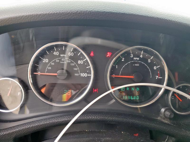 1C4BJWDG7CL279532 - 2012 JEEP WRANGLER U SPORT Սև լուսանկար 9