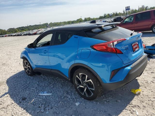 JTNKHMBX8K1038314 - 2019 TOYOTA C-HR XLE BLUE photo 2
