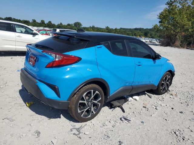 JTNKHMBX8K1038314 - 2019 TOYOTA C-HR XLE BLUE photo 3