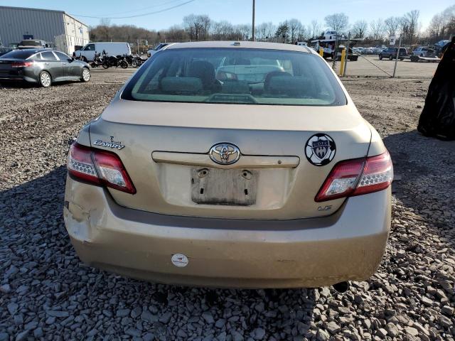 4T1BF3EK3AU100165 - 2010 TOYOTA CAMRY BASE TAN photo 6