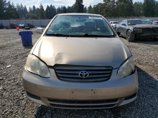 1NXBR32E24Z231470 - 2004 TOYOTA COROLLA CE 棕色 照片 5