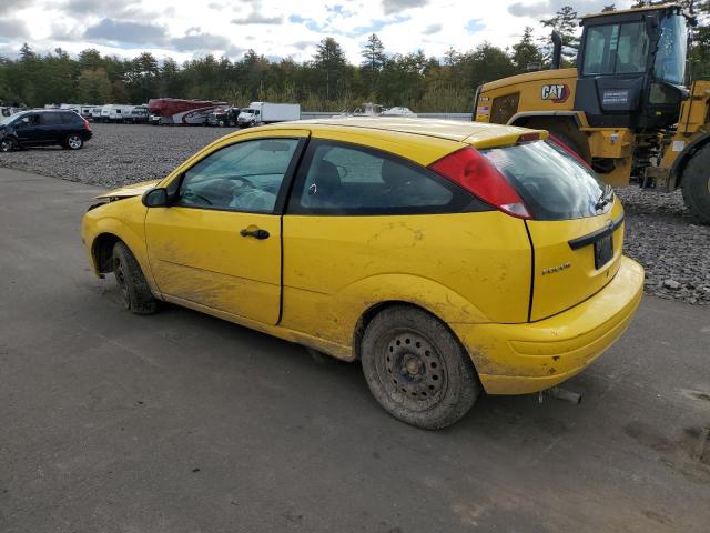 1FAFP31N37W190245 - 2007 FORD FOCUS ZX3 YELLOW photo 2