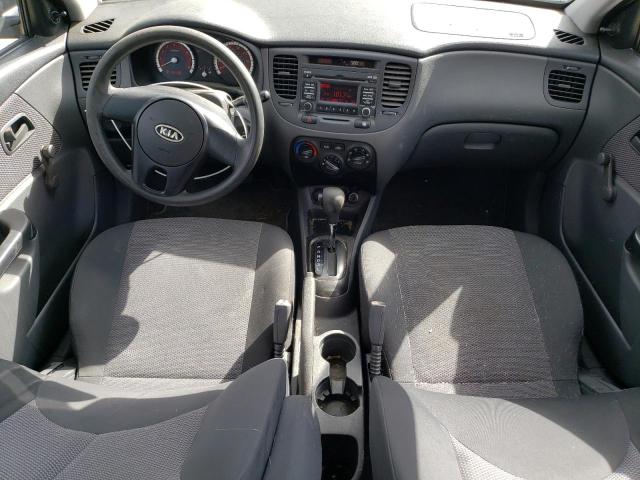 KNADH4A34A6678000 - 2010 KIA RIO LX SILVER photo 8