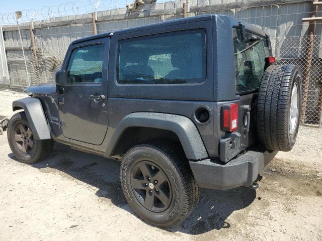 1C4GJWAG9JL931090 - 2018 JEEP WRANGLER SPORT GRAY photo 2