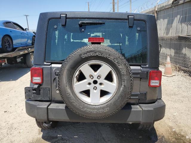 1C4GJWAG9JL931090 - 2018 JEEP WRANGLER SPORT GRAY photo 6