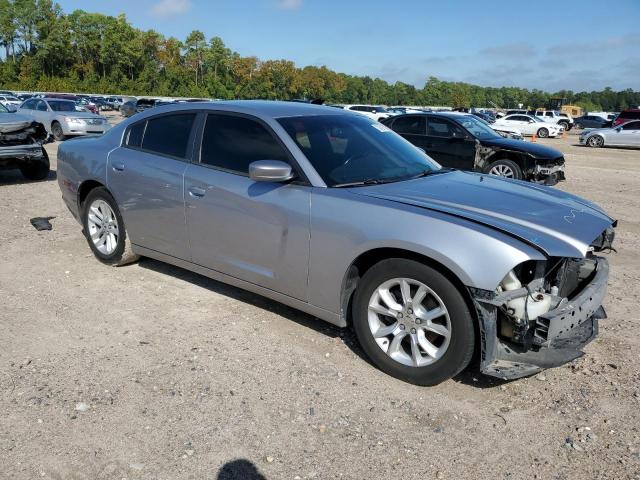 2C3CDXBG7EH369756 - 2014 DODGE CHARGER SE SILVER photo 4