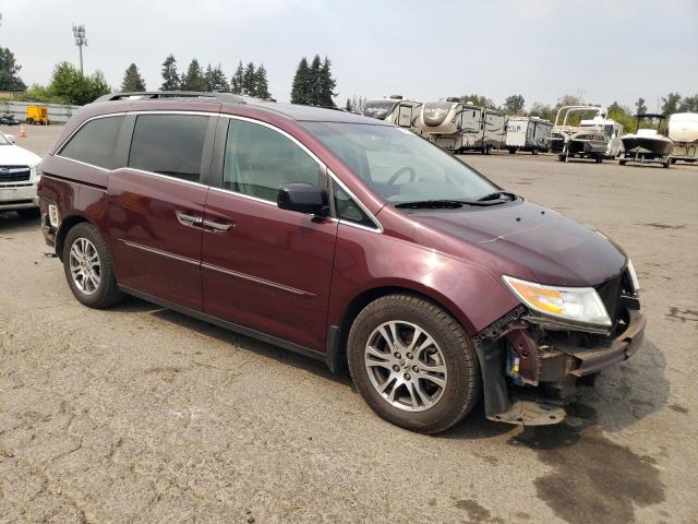 5FNRL5H68DB065268 - 2013 HONDA ODYSSEY EXL MAROON photo 4