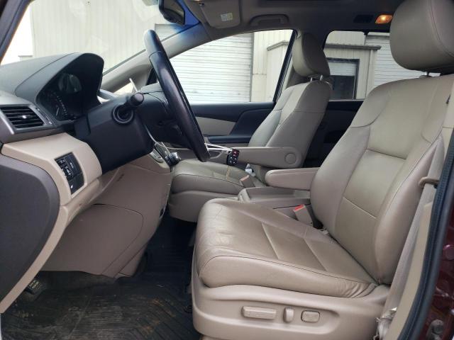 5FNRL5H68DB065268 - 2013 HONDA ODYSSEY EXL MAROON photo 7