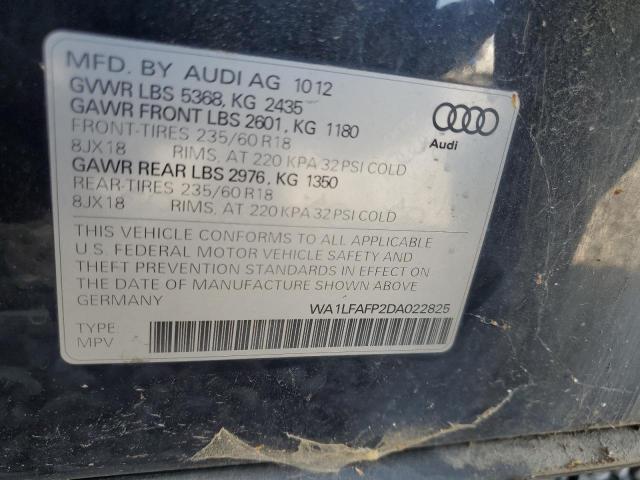 WA1LFAFP2DA022825 - 2013 AUDI Q5 PREMIUM PLUS 黑色 照片 13