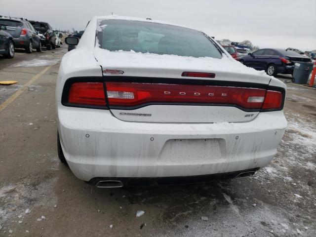 2C3CDXHG4EH254457 - 2014 DODGE CHARGER SXT WHITE photo 6