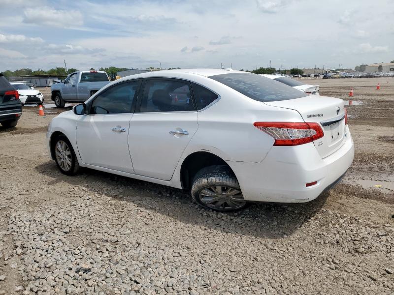 3N1AB7AP2DL719118 - 2013 NISSAN SENTRA S WHITE photo 2