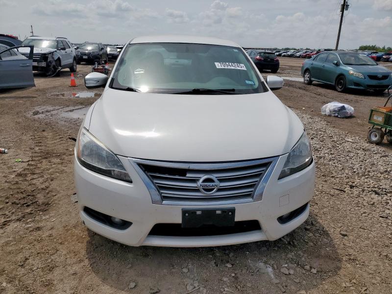 3N1AB7AP2DL719118 - 2013 NISSAN SENTRA S WHITE photo 5