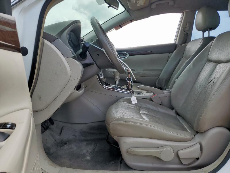 3N1AB7AP2DL719118 - 2013 NISSAN SENTRA S WHITE photo 7