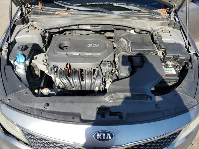5XXGU4L35GG114844 - 2016 KIA OPTIMA EX GRAY photo 11