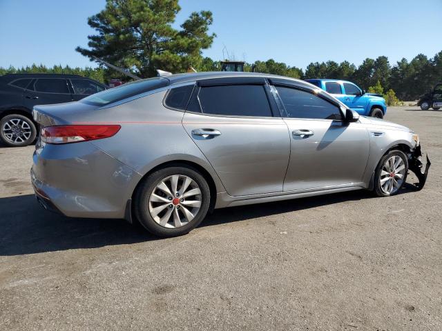 5XXGU4L35GG114844 - 2016 KIA OPTIMA EX GRAY photo 3