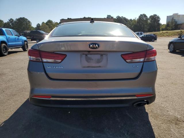 5XXGU4L35GG114844 - 2016 KIA OPTIMA EX GRAY photo 6