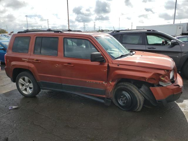 1C4NJRFBXCD608976 - 2012 JEEP PATRIOT LATITUDE ORANGE photo 4