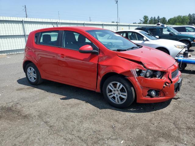 1G1JA6SH6C4201916 - 2012 CHEVROLET SONIC LT LS RED photo 4