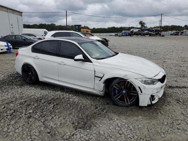 WBS3C9C51FP804753 - 2015 BMW M3 WHITE photo 4