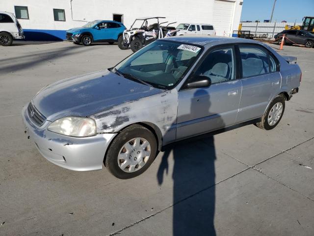 2HGEJ6613YH557208 - 2000 HONDA CIVIC BASE 银色 照片 1