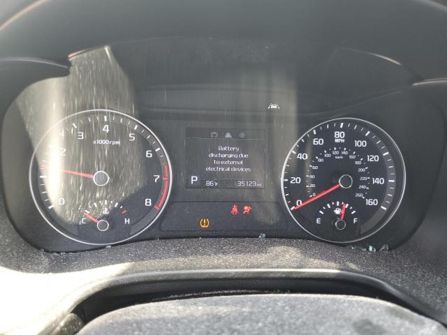 3KPF24AD4LE255095 - 2020 KIA FORTE FE SILVER photo 9