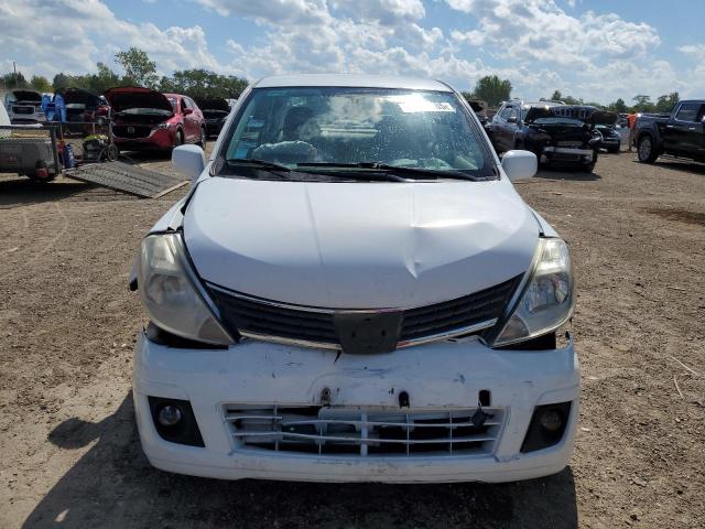 3N1BC11E29L442006 - 2009 NISSAN VERSA S WHITE photo 5