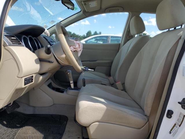 3N1BC11E29L442006 - 2009 NISSAN VERSA S WHITE photo 7