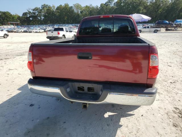 5TBRU34176S462540 - 2006 TOYOTA TUNDRA ACCESS CAB SR5 RED photo 6