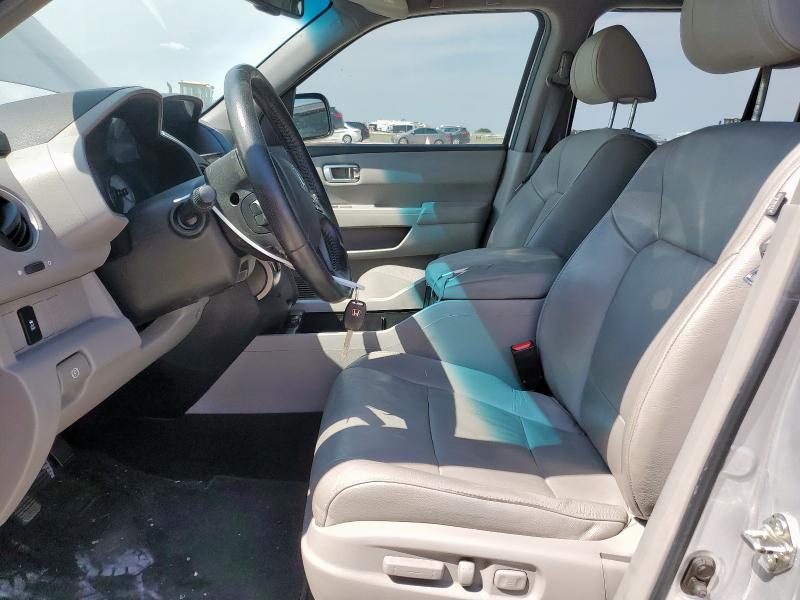 5FNYF3H54CB005422 - 2012 HONDA PILOT EXL Сріблястий фото 7