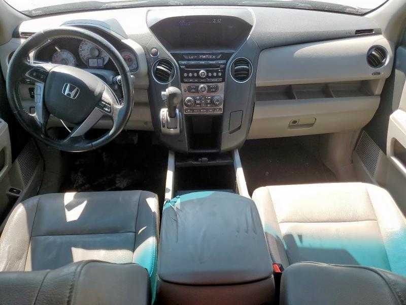 5FNYF3H54CB005422 - 2012 HONDA PILOT EXL Сріблястий фото 8