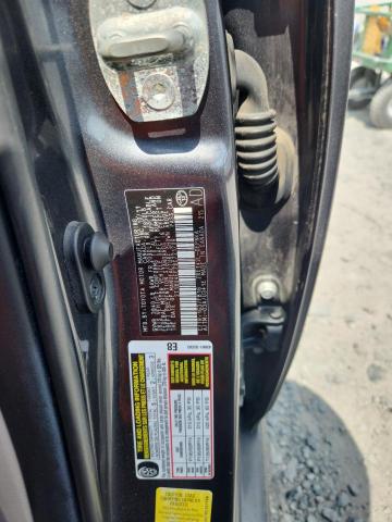 2T1BU4EE7BC721708 - 2011 TOYOTA COROLLA BASE CHARCOAL photo 12