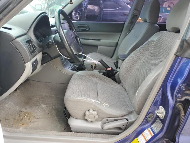 JF1SG63633G768760 - 2003 SUBARU FORESTER 2.5X BLUE photo 7