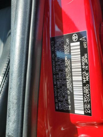 JTDKDTB37D1545280 - 2013 TOYOTA PRIUS C 红色 照片 13