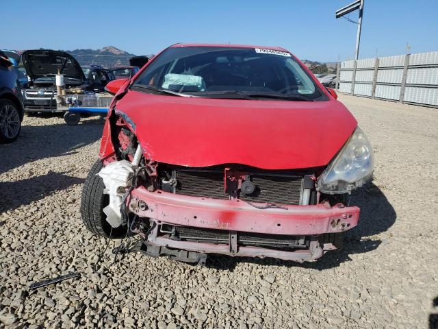 JTDKDTB37D1545280 - 2013 TOYOTA PRIUS C 红色 照片 5