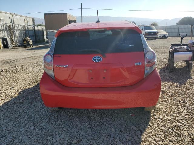 JTDKDTB37D1545280 - 2013 TOYOTA PRIUS C 红色 照片 6