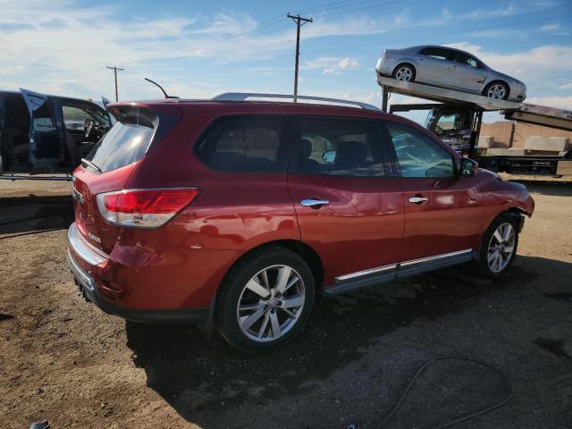 5N1AR2MN1EC630199 - 2014 NISSAN PATHFINDER S RED photo 3