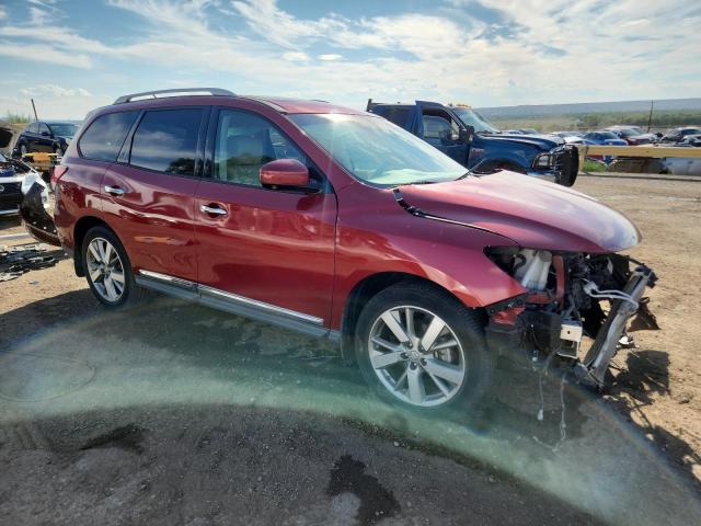 5N1AR2MN1EC630199 - 2014 NISSAN PATHFINDER S RED photo 4