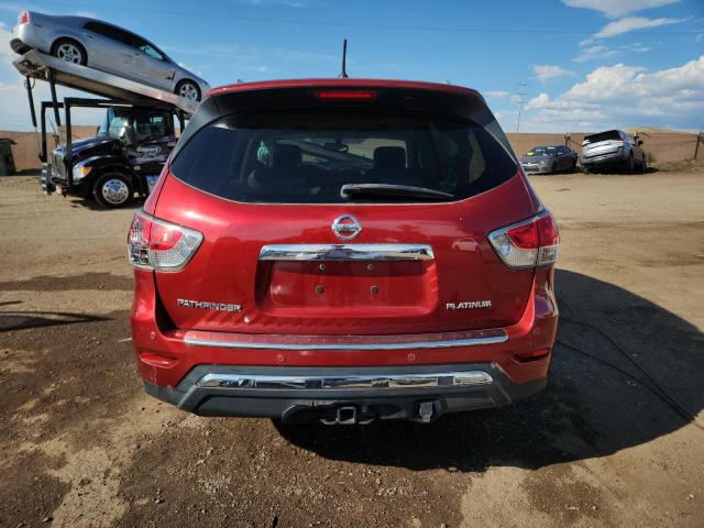 5N1AR2MN1EC630199 - 2014 NISSAN PATHFINDER S RED photo 6