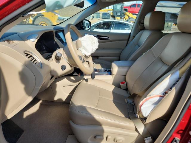 5N1AR2MN1EC630199 - 2014 NISSAN PATHFINDER S RED photo 7