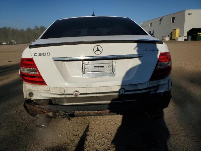 WDDGF8AB0DA749883 - 2013 MERCEDES-BENZ C 300 4MATIC WHITE photo 6