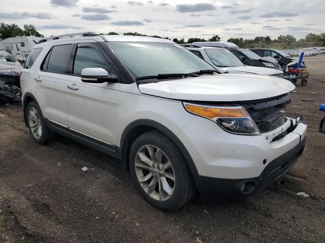1FM5K8F8XEGA63399 - 2014 FORD EXPLORER LIMITED WHITE photo 4