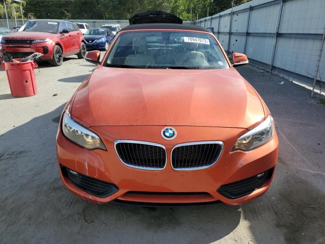 WBA1K5C53FV473726 - 2015 BMW 228 I ORANGE photo 5