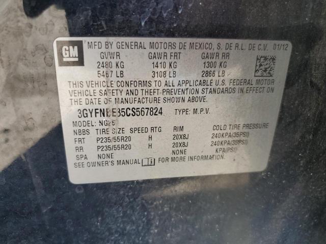 3GYFNBE35CS567824 - 2012 CADILLAC SRX PERFORMANCE COLLECTION Қара фото 13