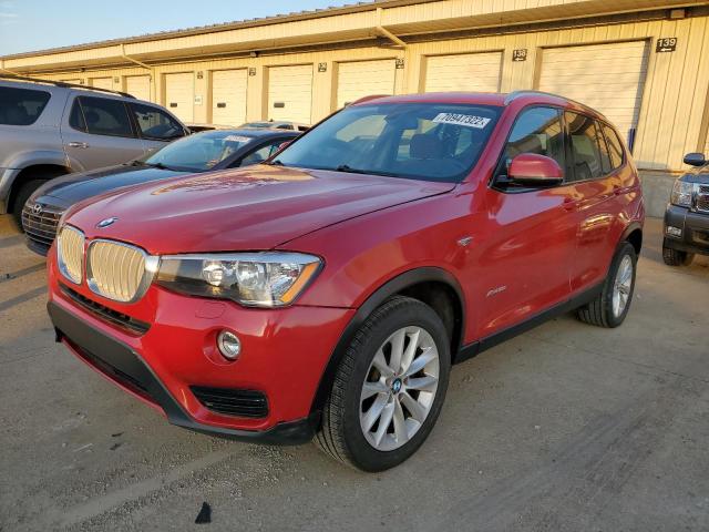 5UXWZ7C30H0V91343 - 2017 BMW X3 SDRIVE28I RED photo 1